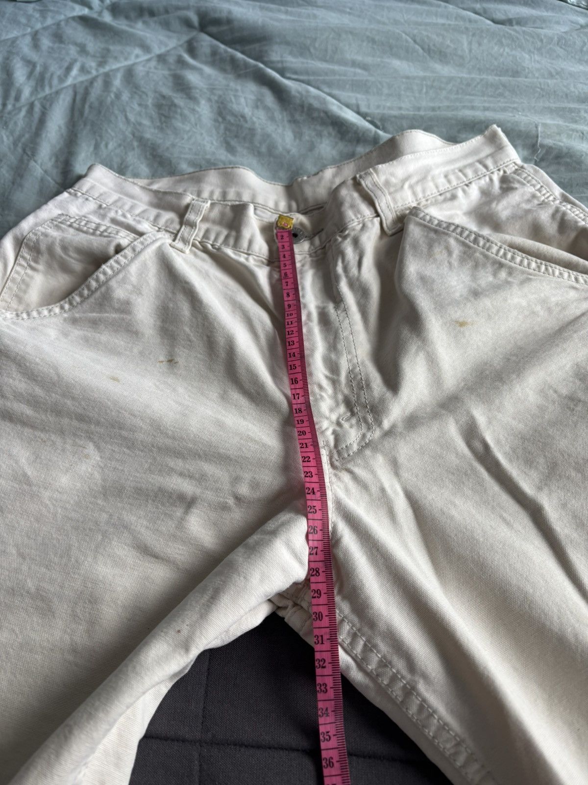 Levi's White Painters Pants Size US 32 / EU 48 - 8 Thumbnail