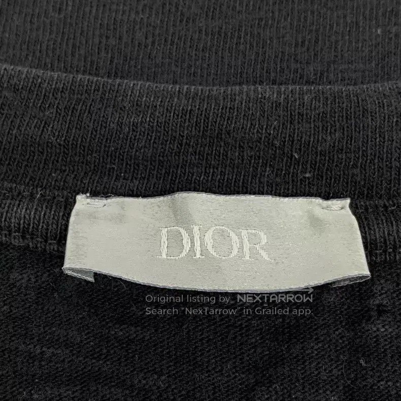 Dior Dior Black old hole logo letter print cotton round-neck sh Size M / US 6-8 / IT 42-44 - 5 Thumbnail