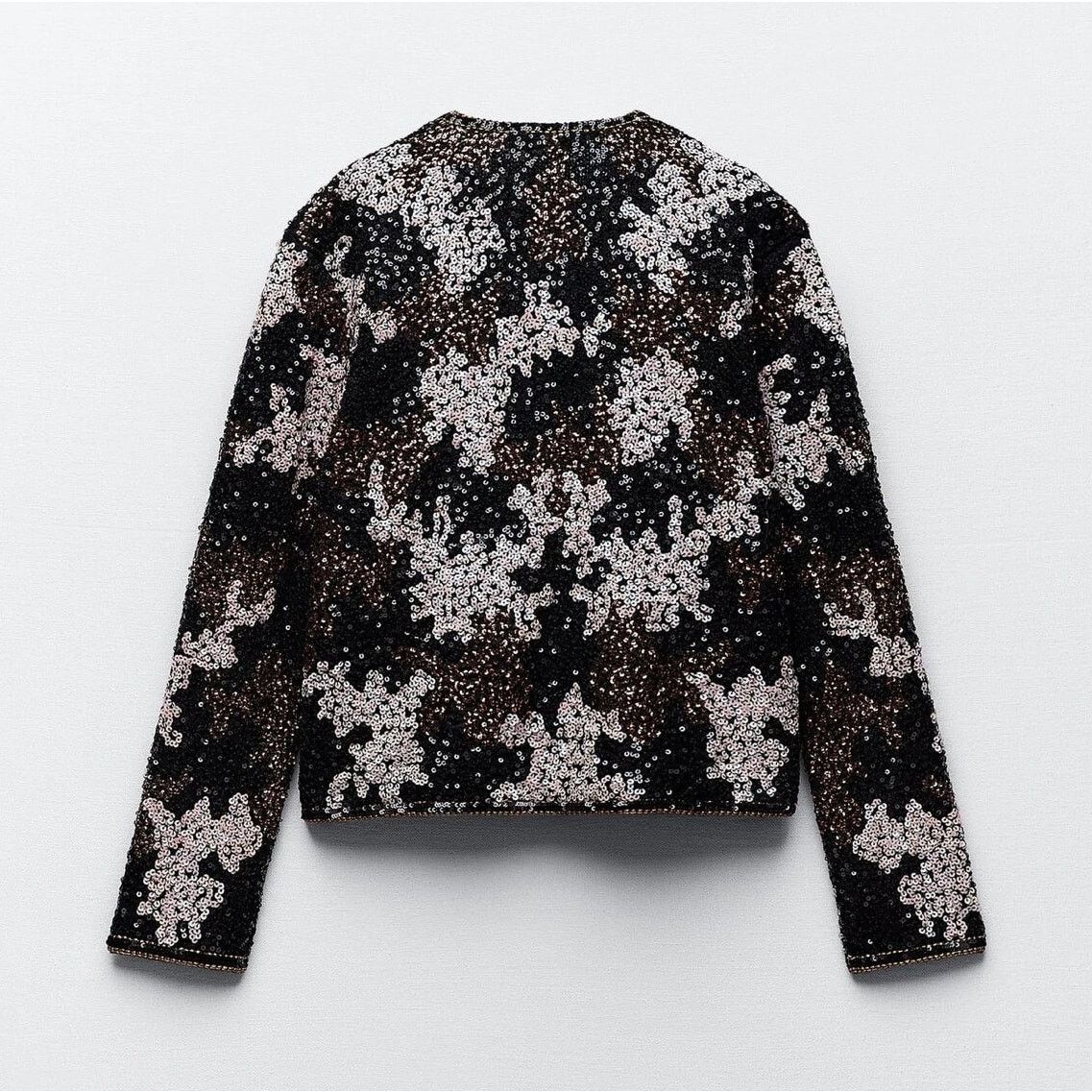 Zara RARE!!! ZARA Sequined Jacket NWT Size S / US 4 / IT 40 - 13 Thumbnail