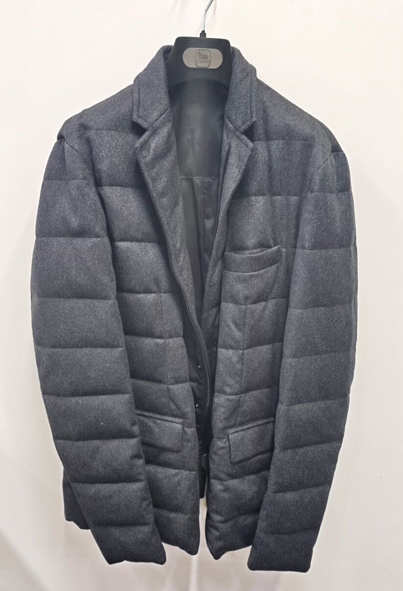 Colombo Gray Cashmere Down Jacket for Men Size US L / EU 52-54 / 3 - 1 Thumbnail