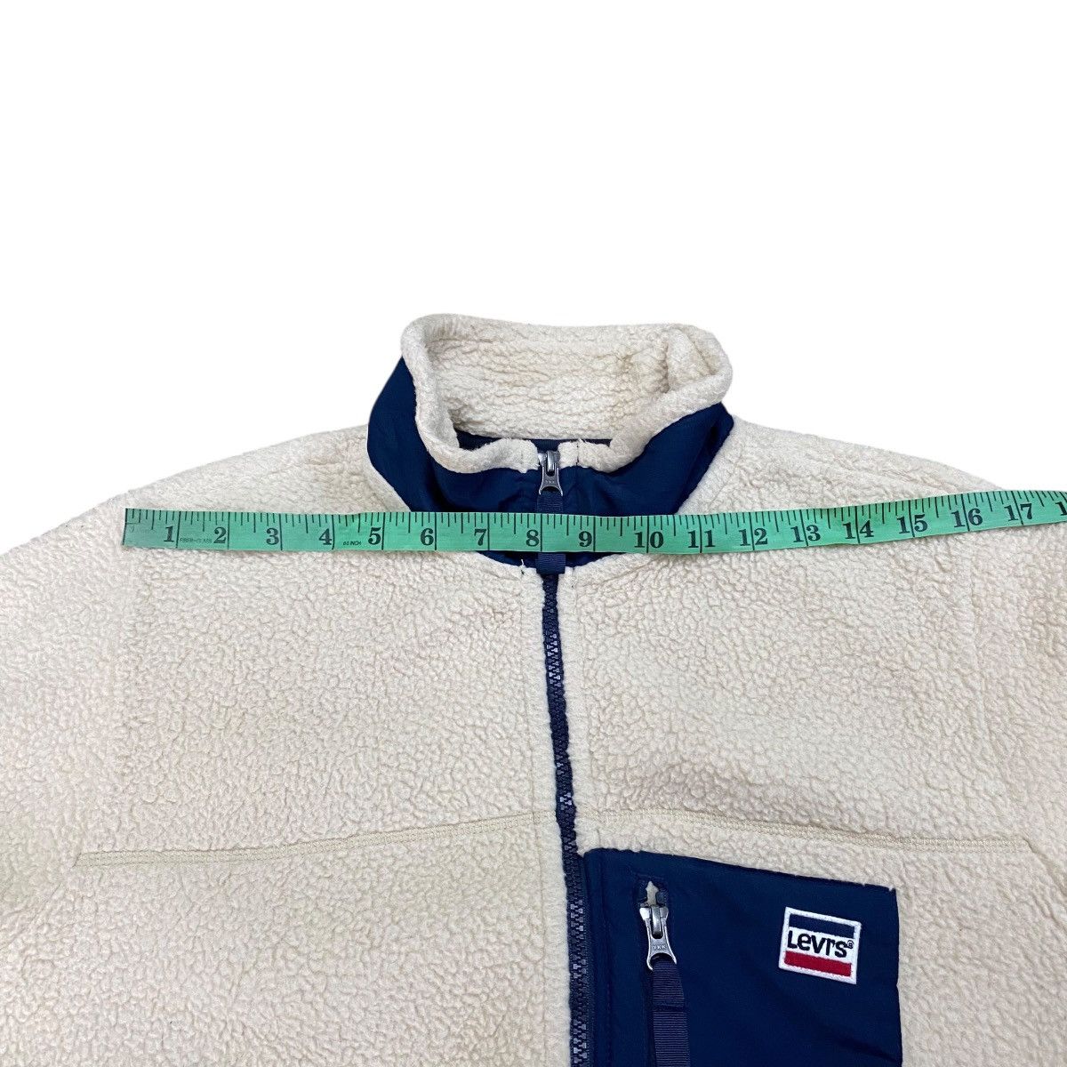 Levi's Levis Sherpa Fleece Zipper Jacket M Size Beige Colour Size US M / EU 48-50 / 2 - 16 Thumbnail