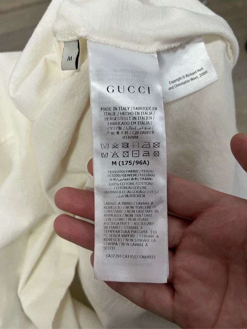 Gucci Gucci Blurred print on the chest destroys short sleeves 250 Size US M / EU 48-50 / 2 - 4 Thumbnail