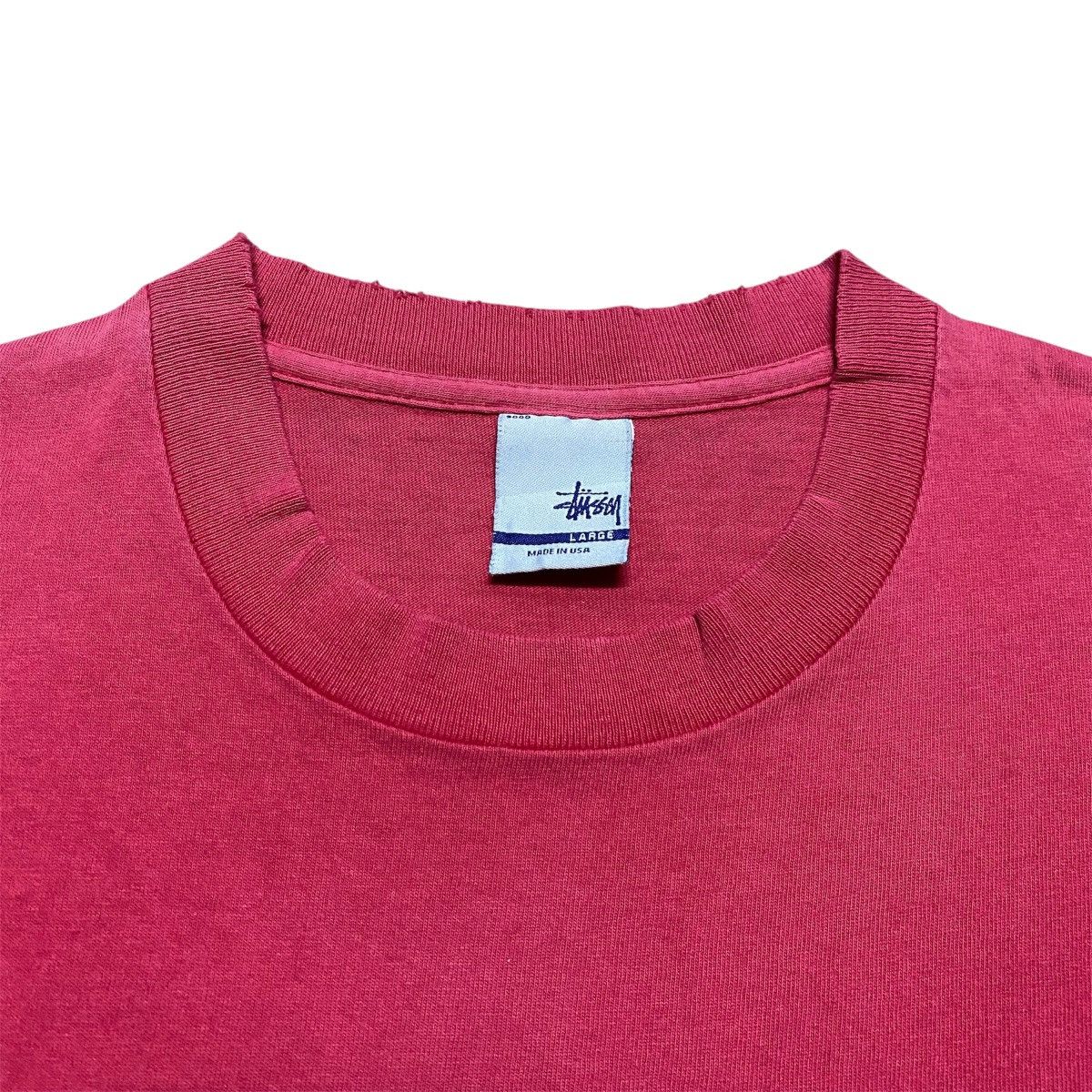 Stussy Rare‼️🔥Vintage Stussy NYLTLA Big SpellOut Distress T-Shirt Size US M / EU 48-50 / 2 - 4 Thumbnail