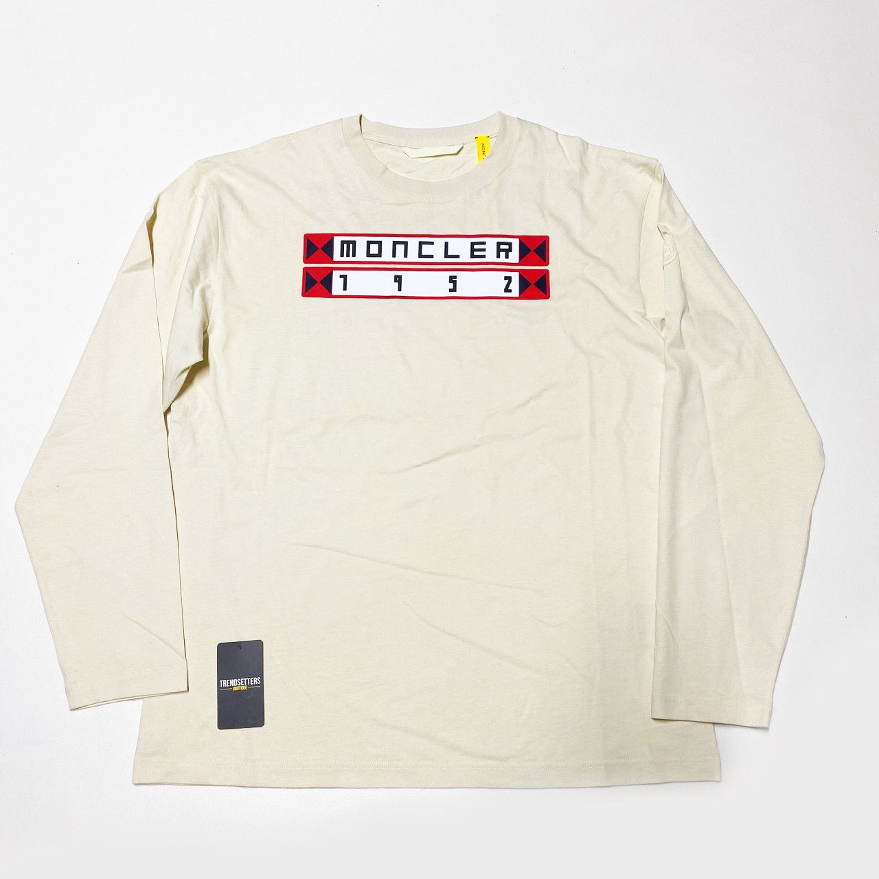 image of Moncler Genius Long Sleeve Tshirt Size XL 2Xl Beige Sand, Men's