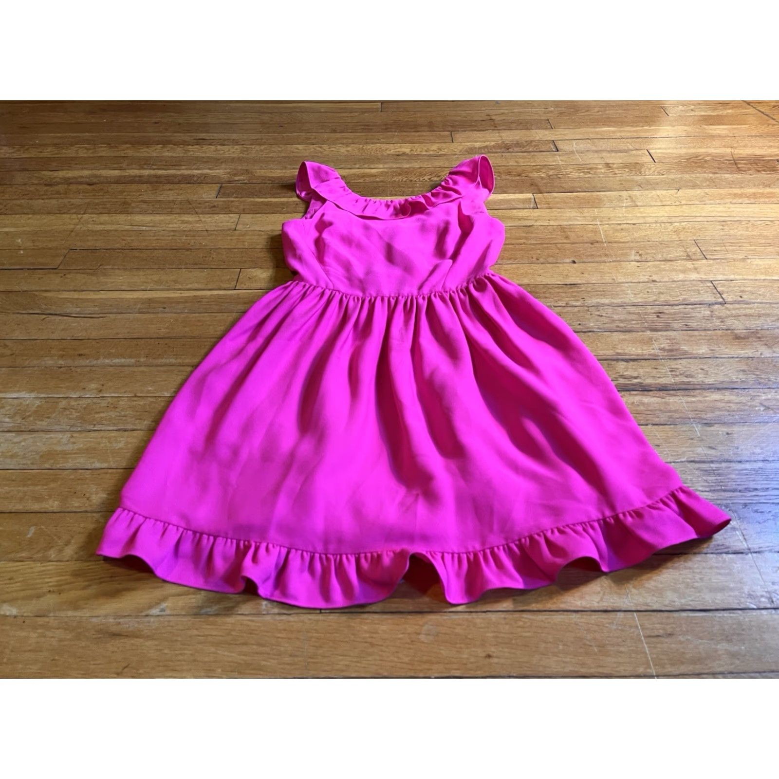 Vintage kate spade new york Dress Mini Ruffle Back Women’s 0 Pink Sleeveless Round Neck Pullover Party/Cocktail Short Vintage No Women Size XS / US 0-2 / IT 36-38 - 2 Thumbnail