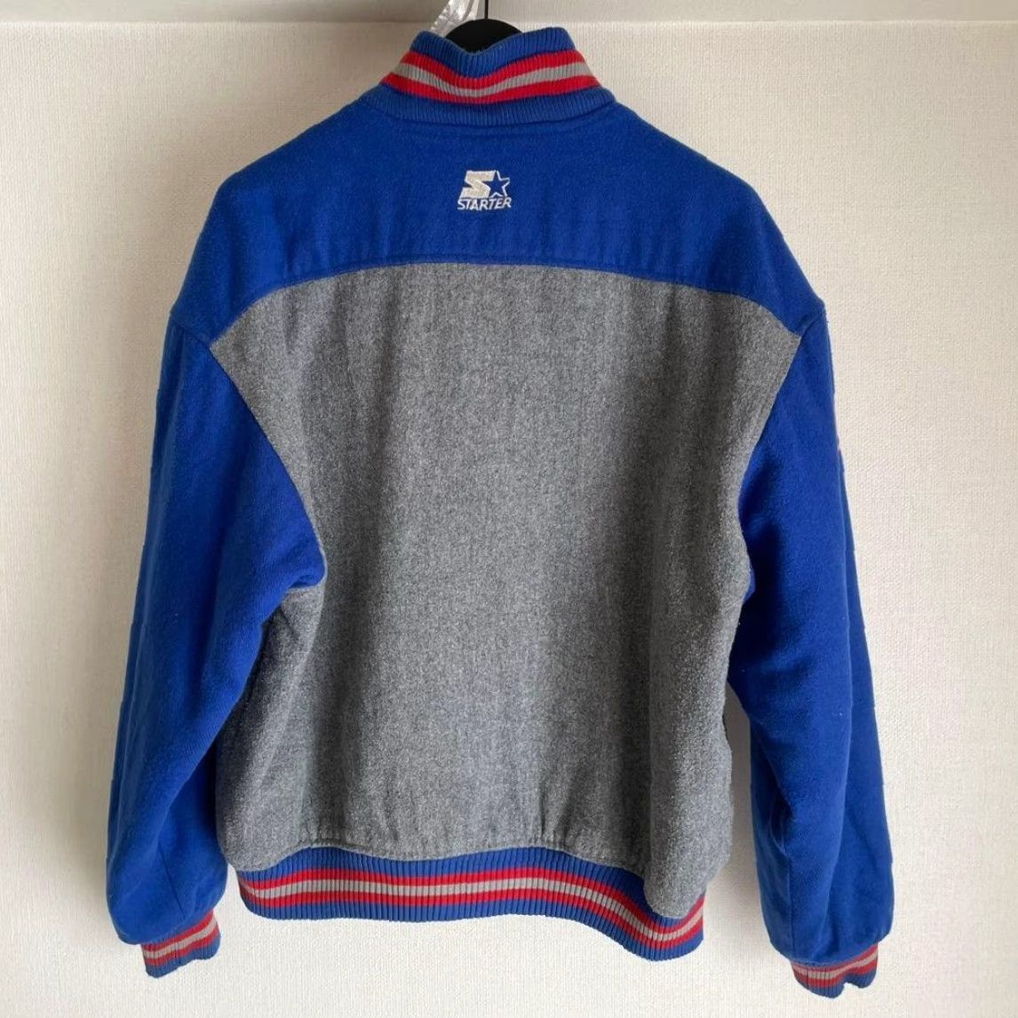 Vintage NFL Starter Wool Stadium Jacket New York Giants L Size Men Varsity Jacket 3L Large Wool Stadium Giants Size US S / EU 44-46 / 1 - 2 Thumbnail