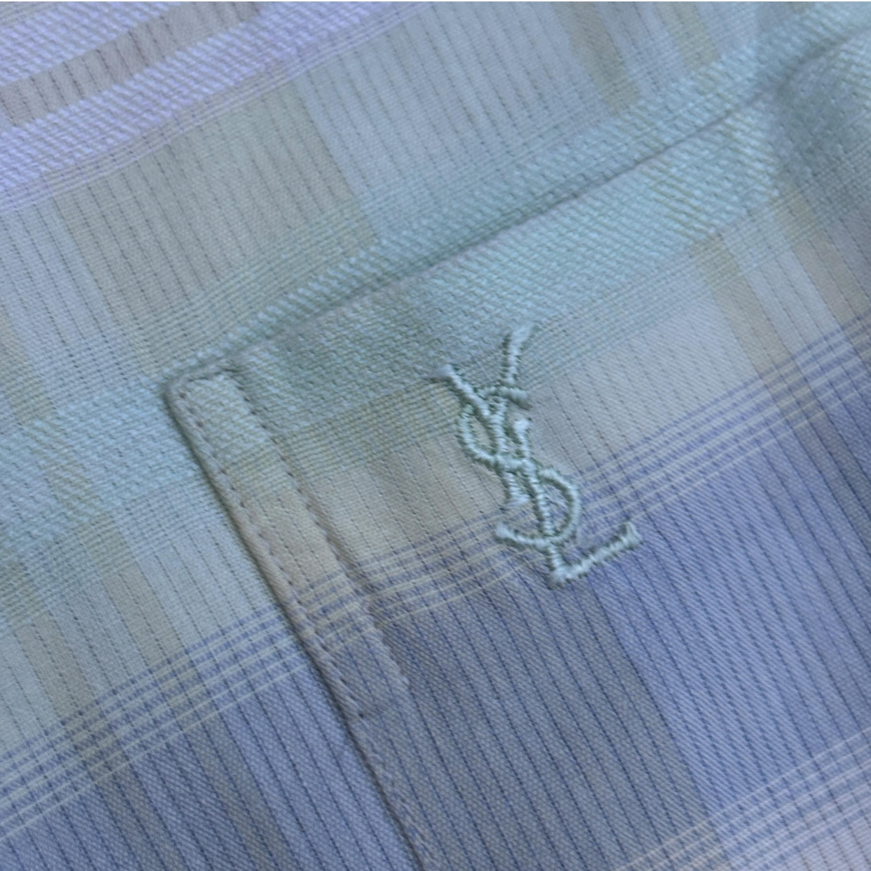 Yves Saint Laurent Yves Saint Laurent Pour Homme rainbow shirt Size US M / EU 48-50 / 2 - 7 Thumbnail