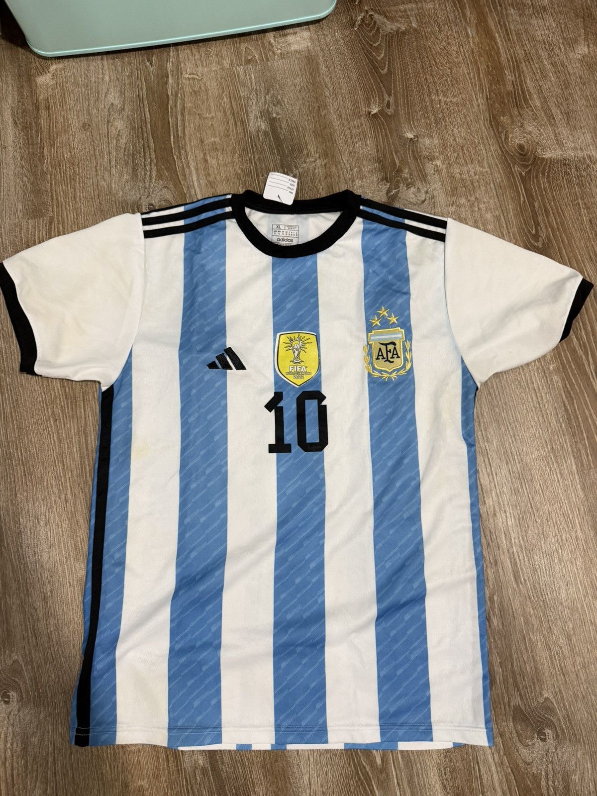 Adidas Adidas Argentina Messi #10 Size US L / EU 52-54 / 3 - 2 Thumbnail