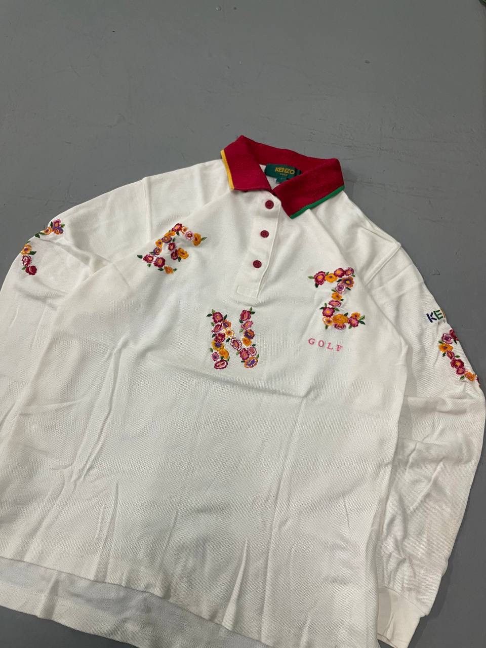 Kenzo KENZO GOLF EMBROIDED BLOOMS COLOURFULL Size XS / US 0-2 / IT 36-38 - 9 Thumbnail