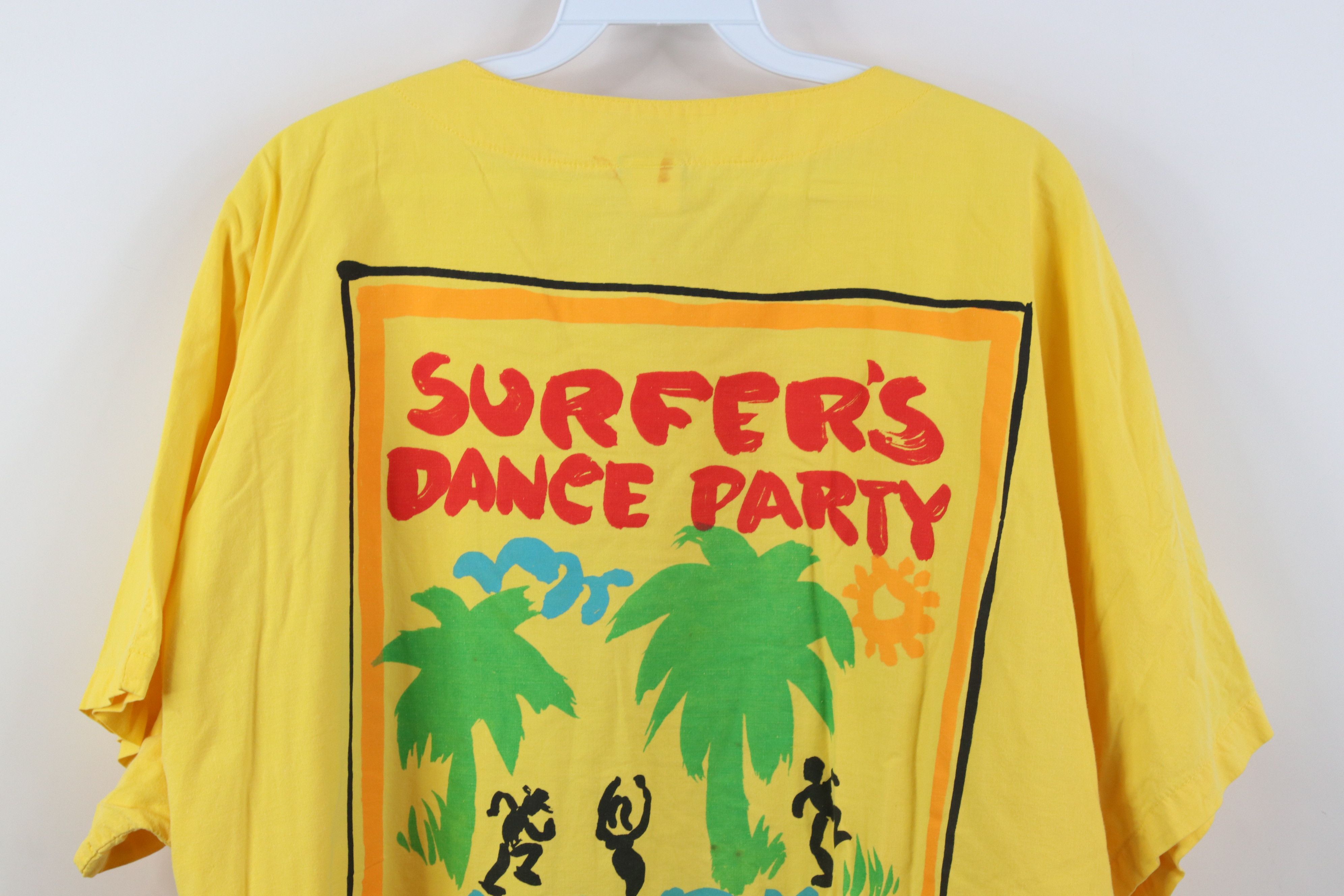 Ocean Pacific Vintage 80s Ocean Pacific Surfers Dance Party T-Shirt USA Size US L / EU 52-54 / 3 - 16 Thumbnail