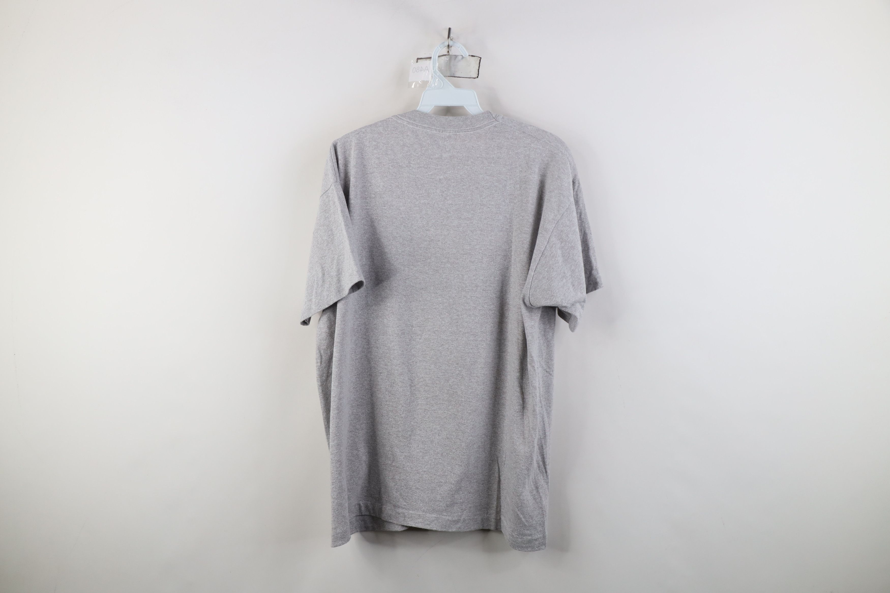 Vintage Vintage 80s Art I Run Therefore I Ache T-Shirt Gray USA Size US XL / EU 56 / 4 - 8 Thumbnail