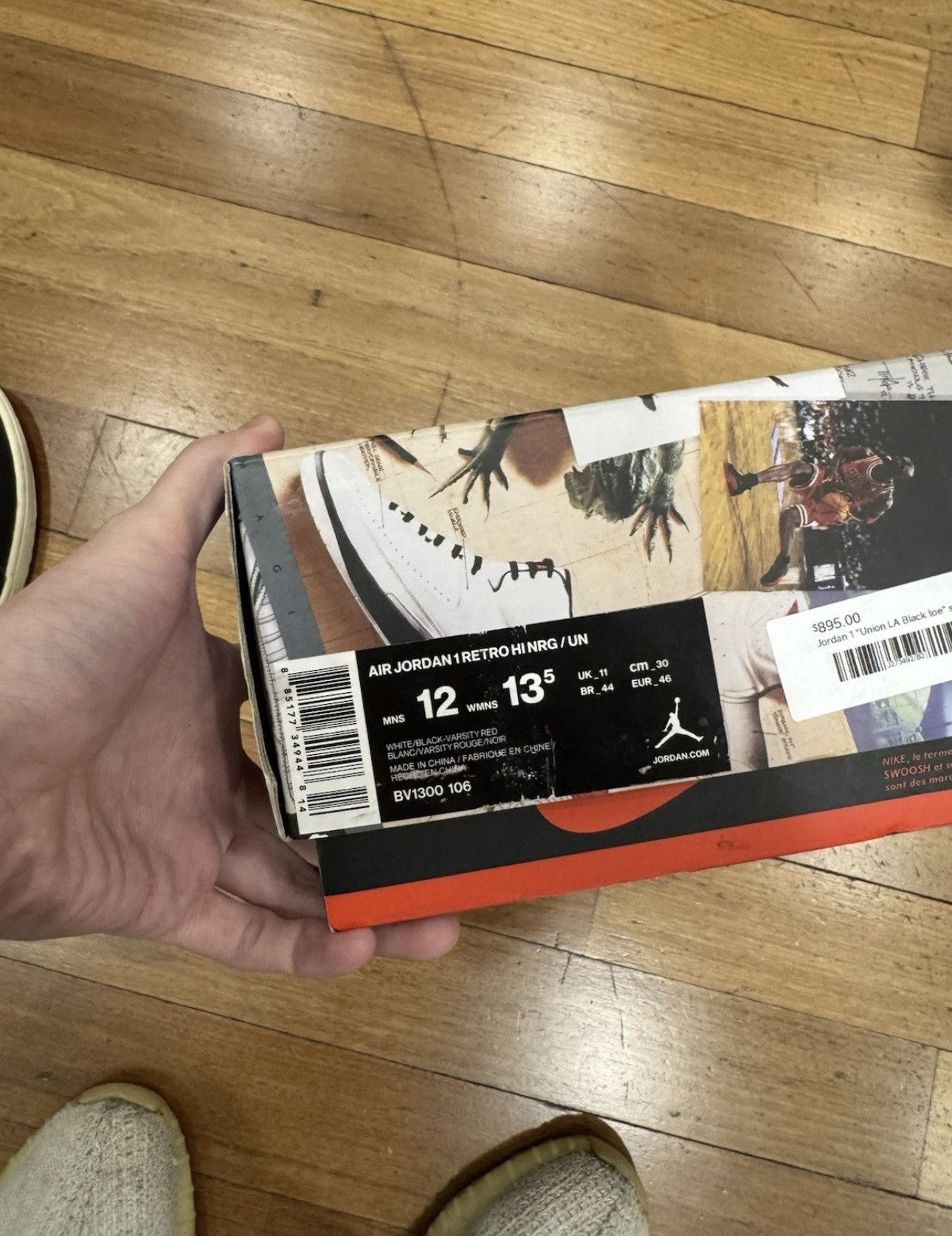 Jordan Brand Jordan 1 Union LA Black Toe Size 12 Size US 12 / EU 45 - 15 Thumbnail