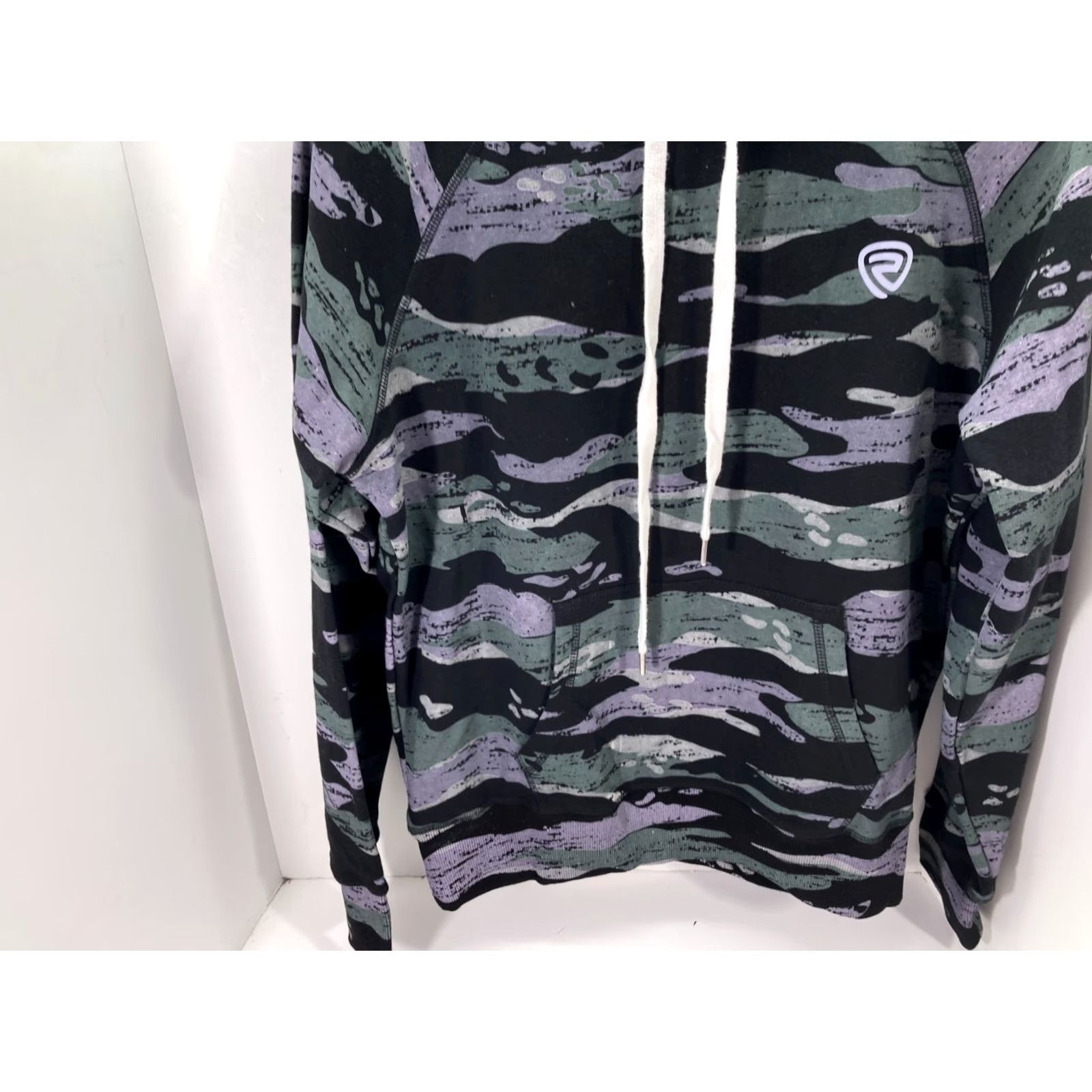 Denime Rock & Roll Denim Pullover Hooded Sweatshirt Mens M Multicolor Camo Western Cowboy Drawstring Size US M / EU 48-50 / 2 - 5 Thumbnail