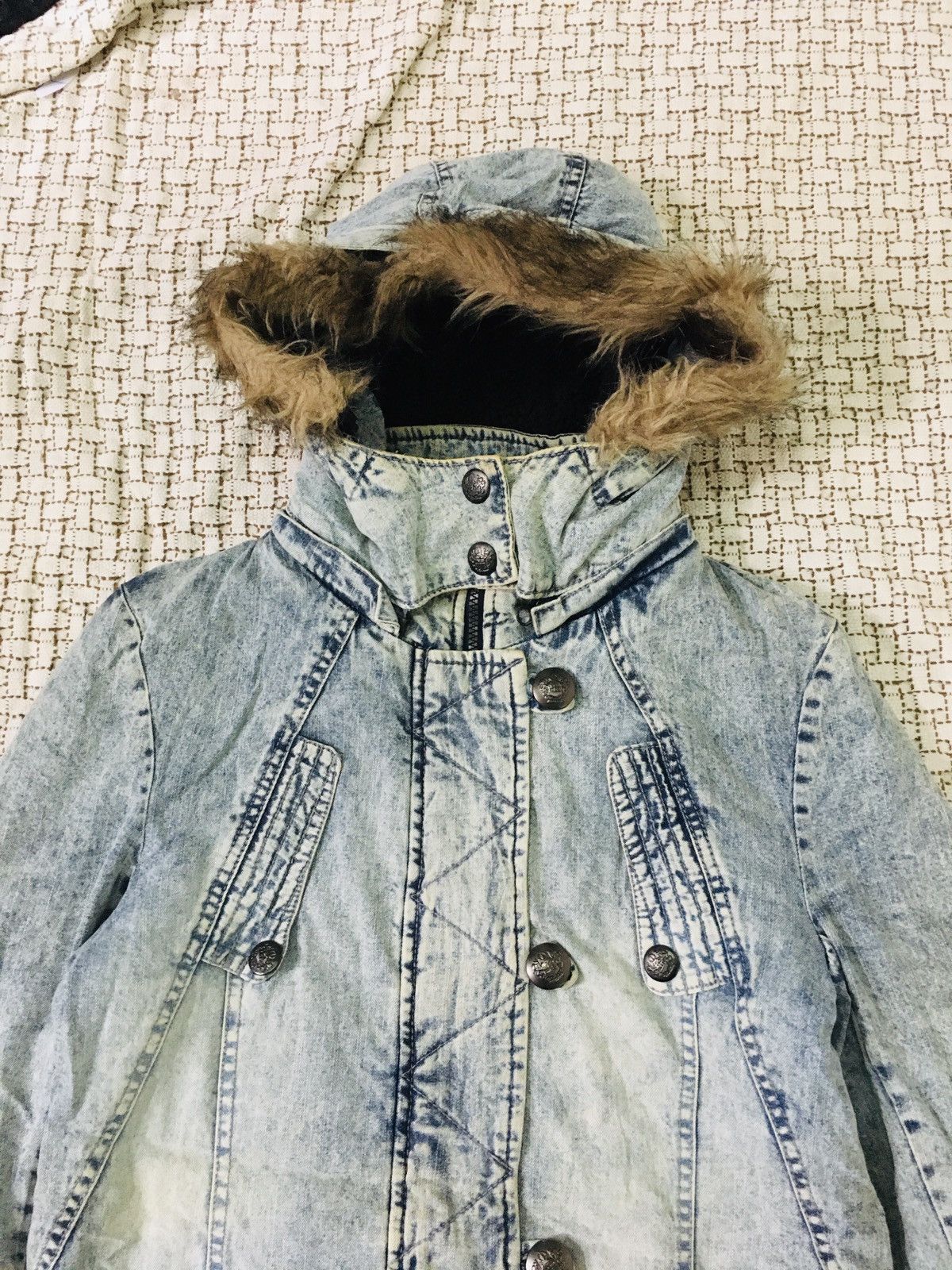 If Six Was Nine × Japanese Brand × Le Grande Bleu (L.G.B.) A07 Persodea Punk Bondage Fur Hoodie Jacket Size US M / EU 48-50 / 2 - 7 Thumbnail