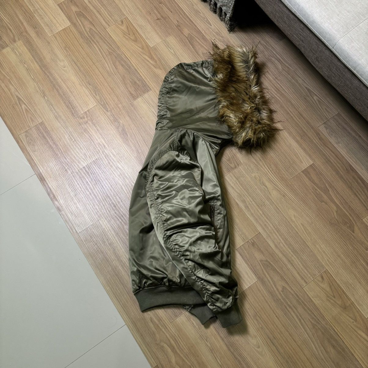 14th Addiction × If Six Was Nine × Le Grande Bleu (L.G.B.) G.O.A | EARTH Fur faux jacket IfSixWasNine LGB Style Size US M / EU 48-50 / 2 - 2 Thumbnail