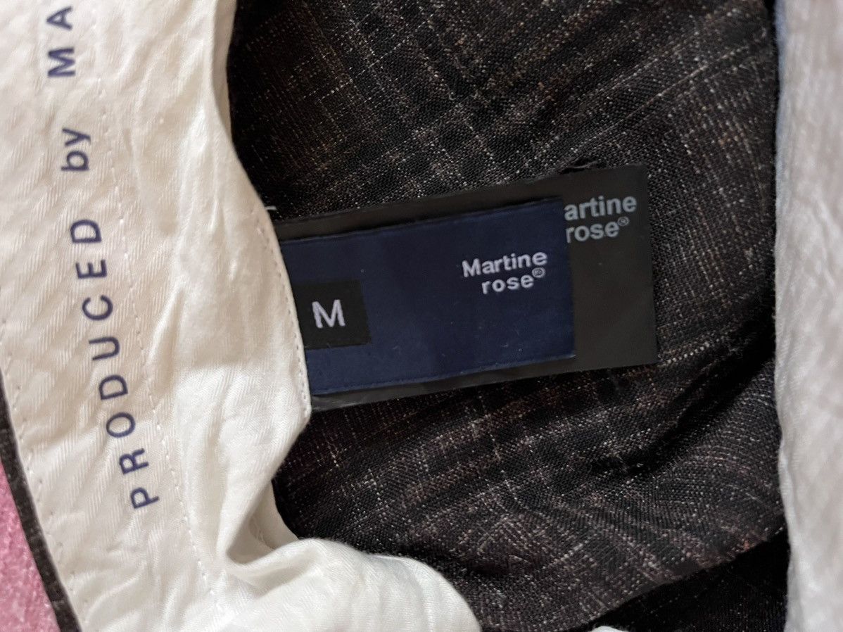Martine Rose Martine Rose SS20 Brown Virgin Wool & Linen-Blend Trousers Size US 34 / EU 50 - 8 Thumbnail