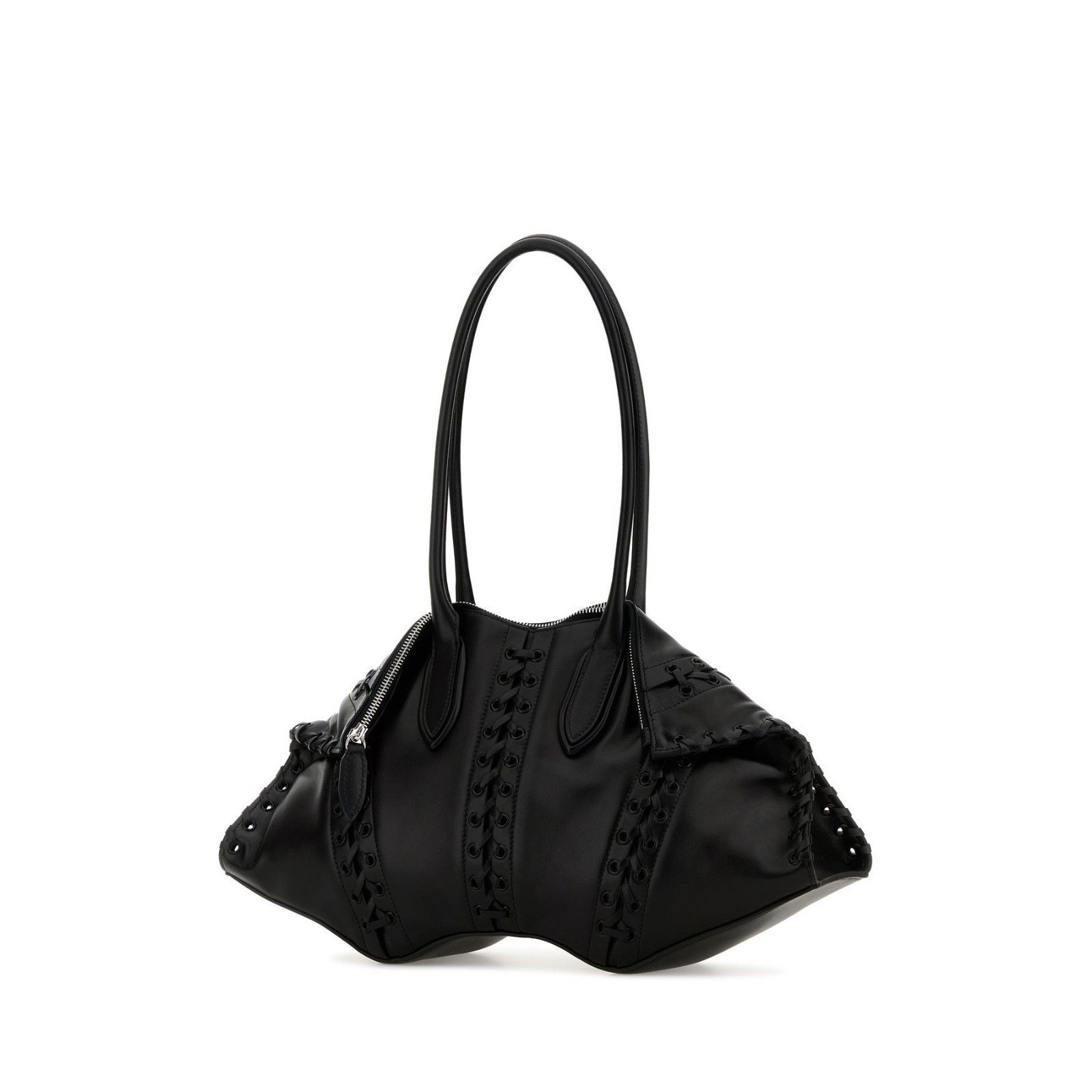 Alexander McQueen ALEXANDER MCQUEEN Manta Black Shoulder Bag New & Authentic Size ONE SIZE - 2 Thumbnail