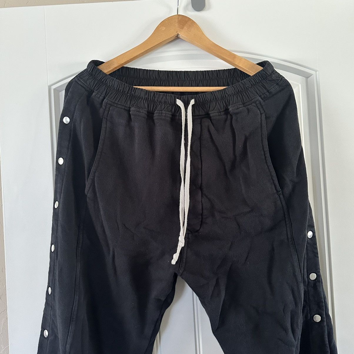 Rick Owens Rick Owens Black Pusher Pants Size US 30 / EU 46 - 2 Thumbnail