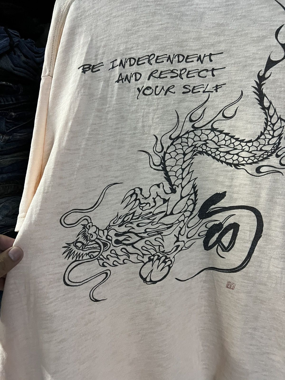 Edition Japan × Japanese Brand × Vintage SUKAJAN DRAGON TEES Size US L / EU 52-54 / 3 - 5 Thumbnail