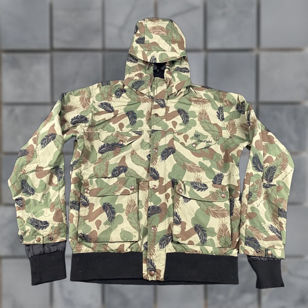 Penfield Penfield Jacket Mens L Camouflage Hooded Puffer Down Parka Outdoor Camo Feather DPM Sit Full Zip Front Pockets Logo Womens? Size US L / EU 52-54 / 3 - 1 Thumbnail