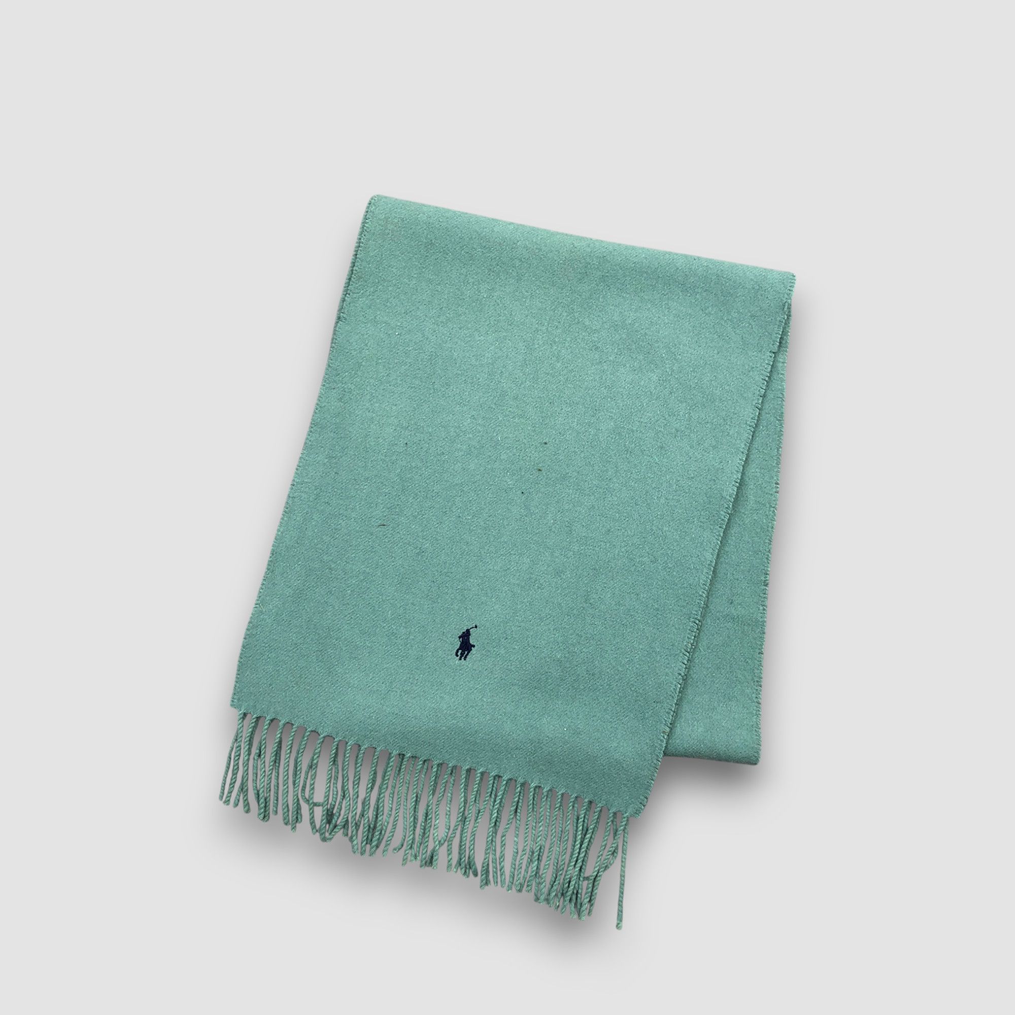 Polo Ralph Lauren Vintage 90s Polo Ralph Lauren Scarf Muffler Wool Scarves Size ONE SIZE - 3 Thumbnail