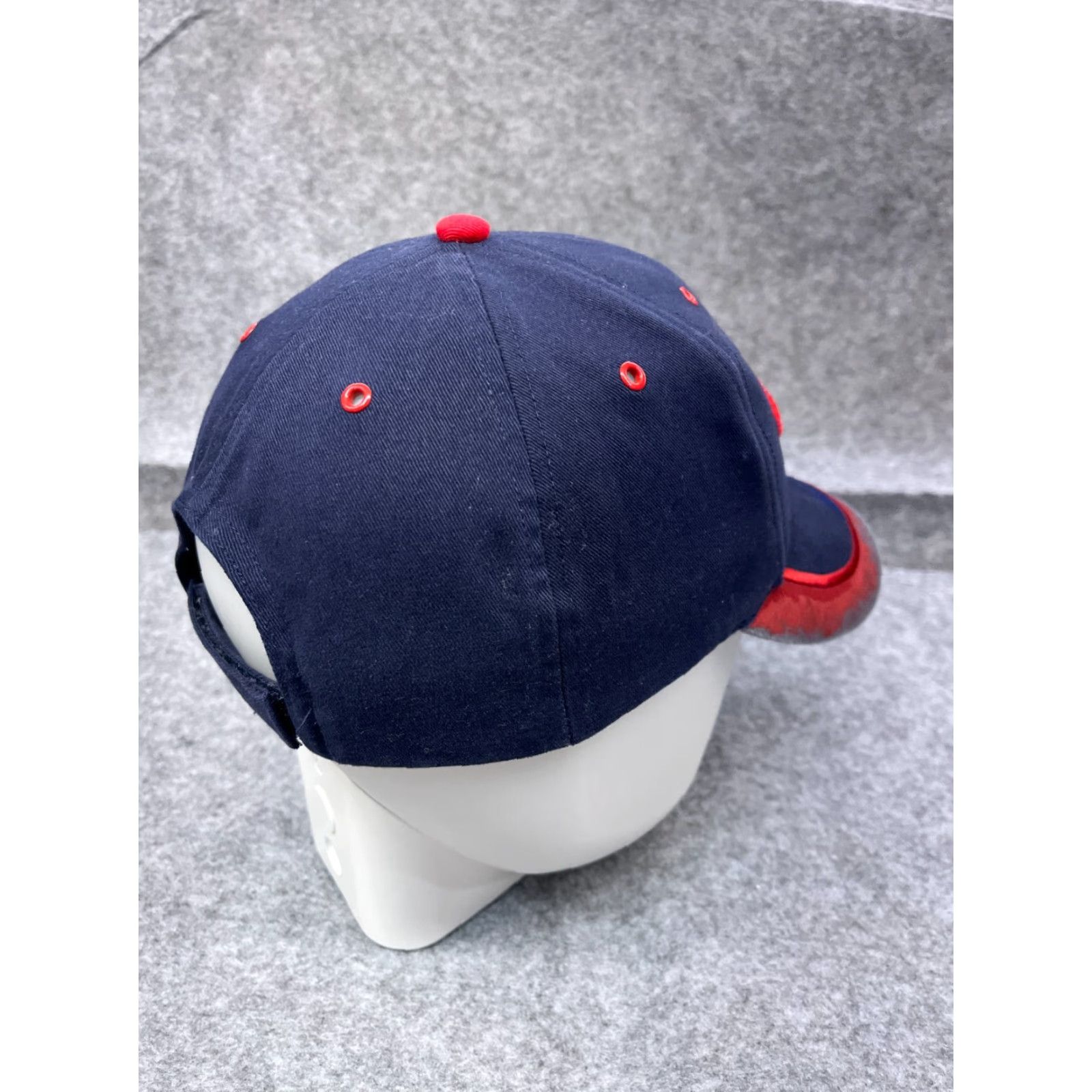 Vintage Peterbilt Hat Cap Strap Back Adult One Size Blue Fire Cotton Truck Logo Baseball Cap Mens Size ONE SIZE - 7 Thumbnail