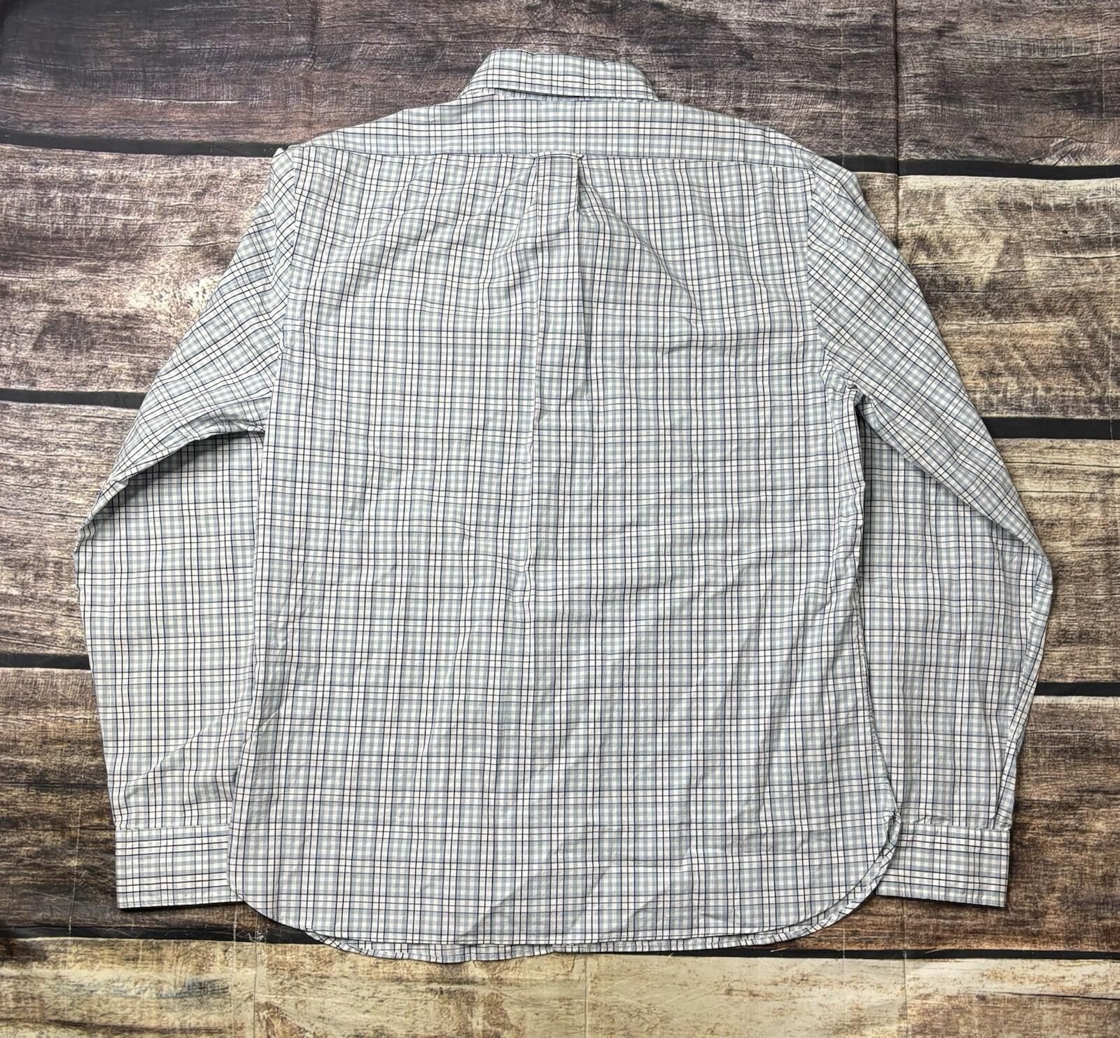Bloomingdale's The Men's Store Bloomingdales Shirt Men's Large Plaid Cotton Size US L / EU 52-54 / 3 - 4 Thumbnail