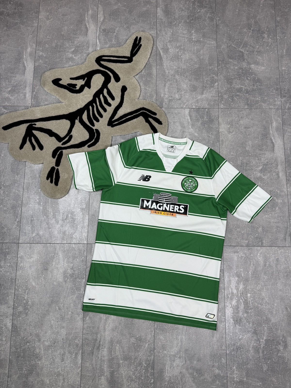 New Balance × Vintage Mens Vintage New Balance Celtic FC T-shirt soccer jersey Size US L / EU 52-54 / 3 - 1 Thumbnail