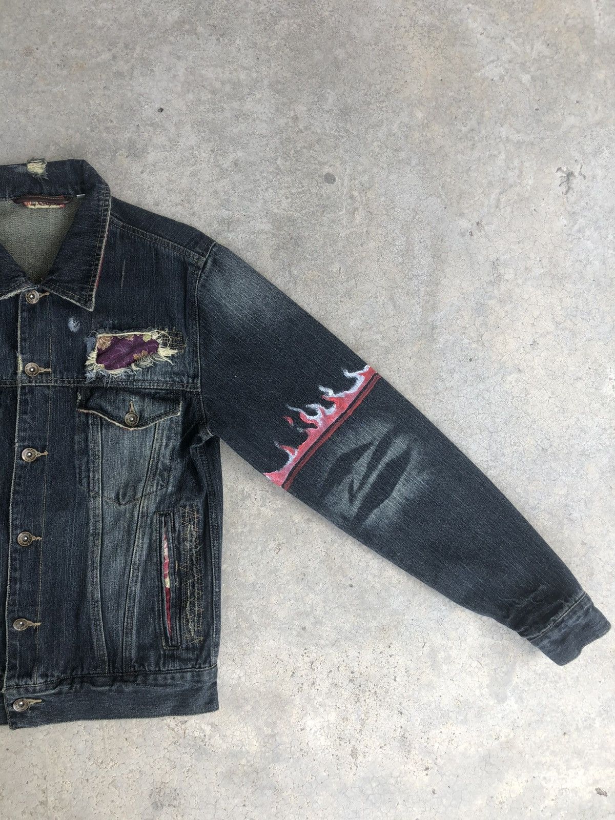 Japanese Brand Japanese Gumu Sashiko jacket Denim Jacket Patchwork Size US M / EU 48-50 / 2 - 4 Thumbnail