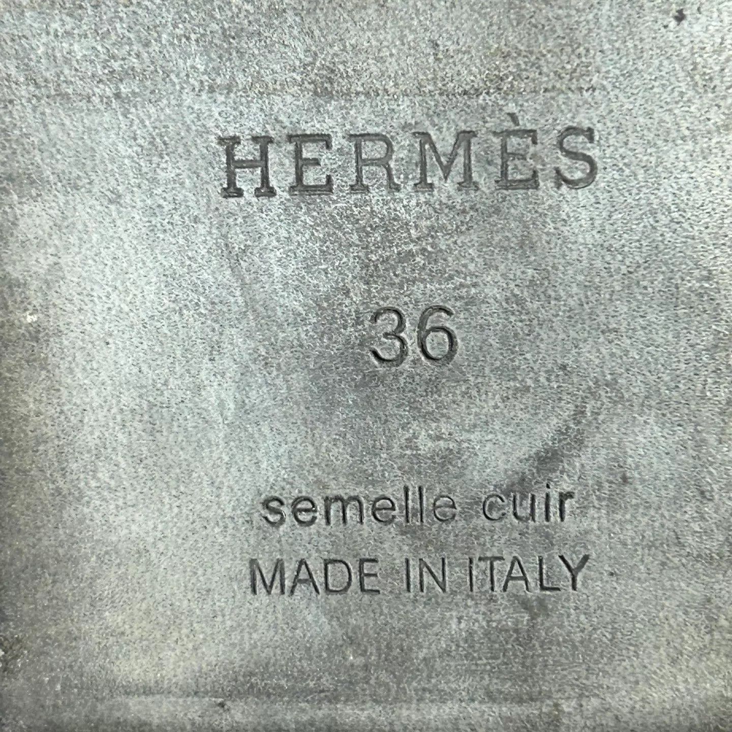 Hermes Hermes Distressed Frayed H Sandal 36 Size US 5.5 / IT 35.5 - 7 Thumbnail