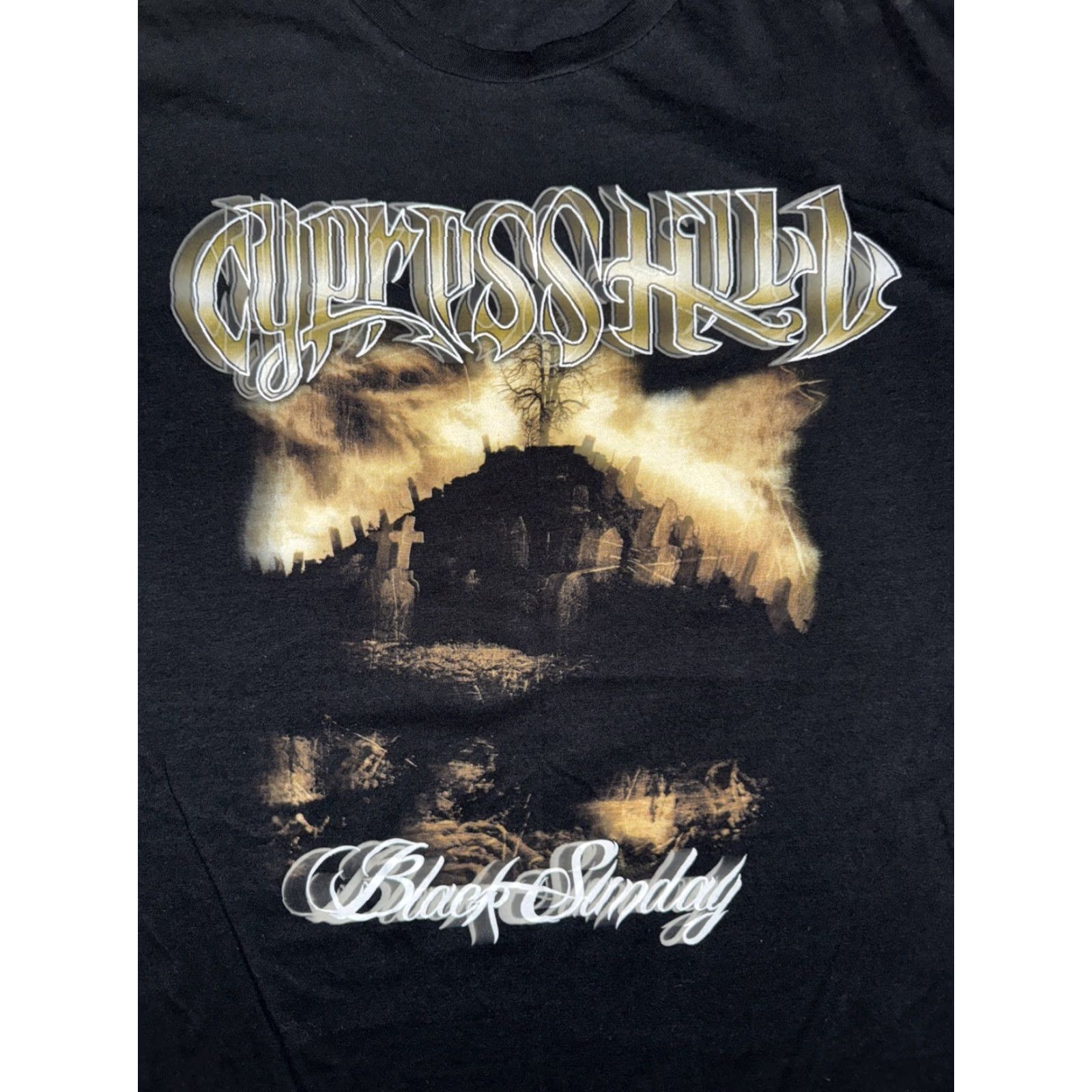 Vintage Cypress Hill Black Sunday Band T-Shirt Black Men’s XL 21x30 Size US XL / EU 56 / 4 - 2 Thumbnail