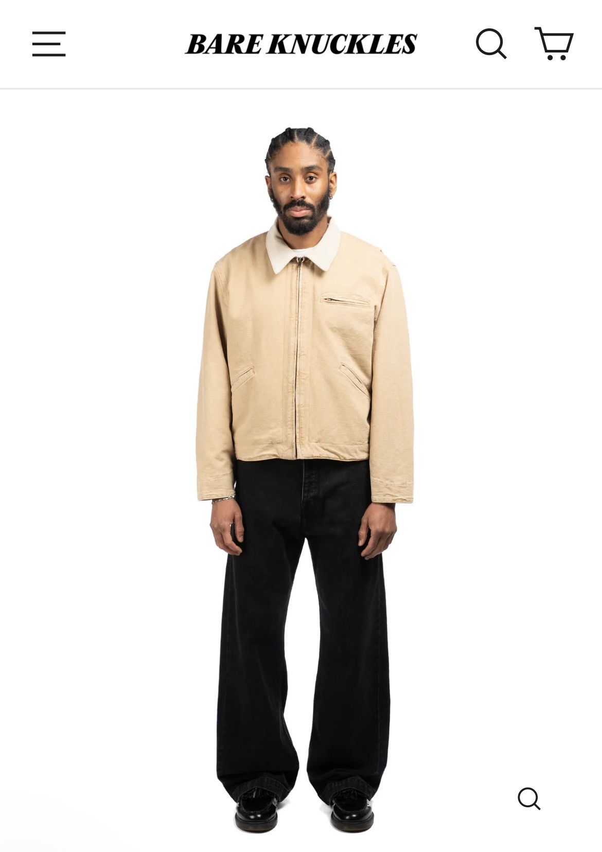 Bare Knuckles Canvas Work Jacket Size US XL / EU 56 / 4 - 10 Thumbnail