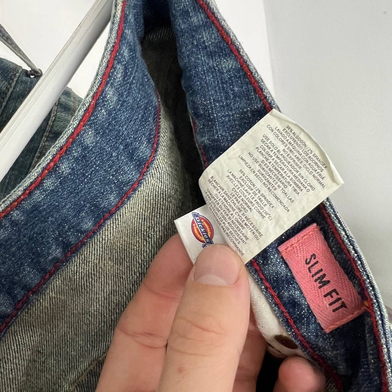 Dickies Crazy Denim Pants Slim Fit Dickies Vintage Jeans Y2k Style Size US 32 / EU 48 - 9 Thumbnail