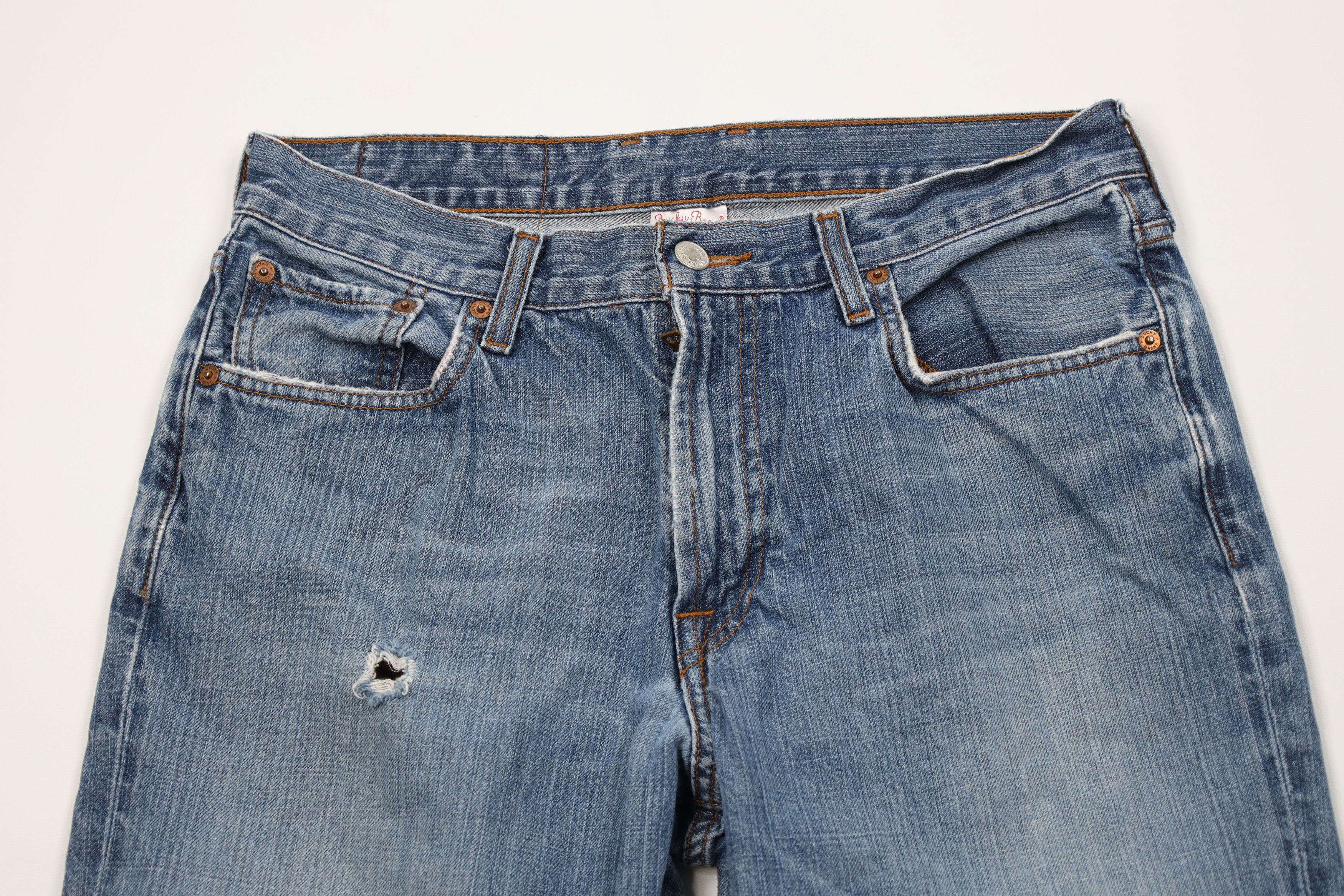 Lucky Brand Vintage Y2K Lucky Brand Flared Wide Leg Denim Jeans Blue Size US 32 / EU 48 - 2 Thumbnail