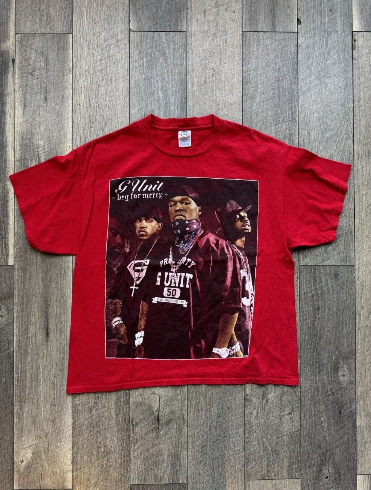 Rap Tees Vintage Y2K 50 Cent G Unit Beg For Mercy Rap Tee XL 2005 Size US XL / EU 56 / 4 - 2 Thumbnail