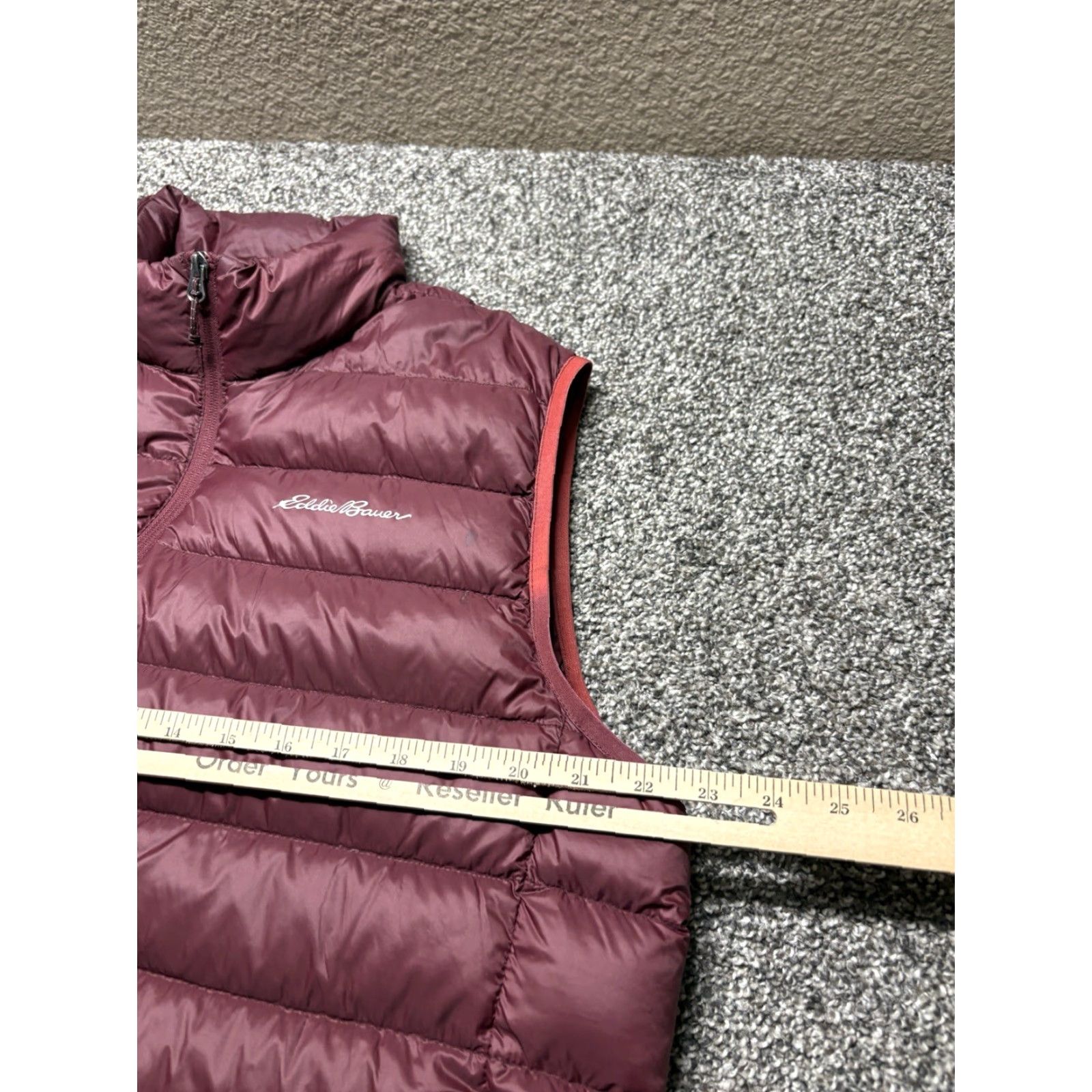 Eddie Bauer VINTAGE Eddie Bauer Puffer Vest Mens L Red Down Full Zip Lightweight Nylon EB650 Quilted Outdoors Size US L / EU 52-54 / 3 - 5 Thumbnail