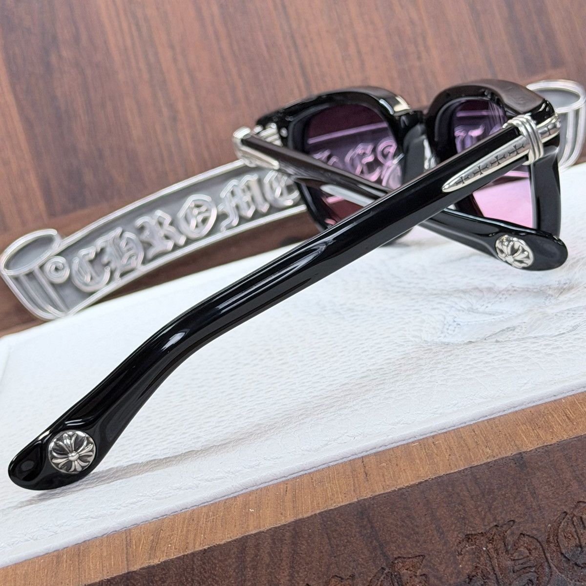 Chrome Hearts Chrome Hearts DRIPPIN 1/1 Sunglasses Size ONE SIZE - 10 Thumbnail