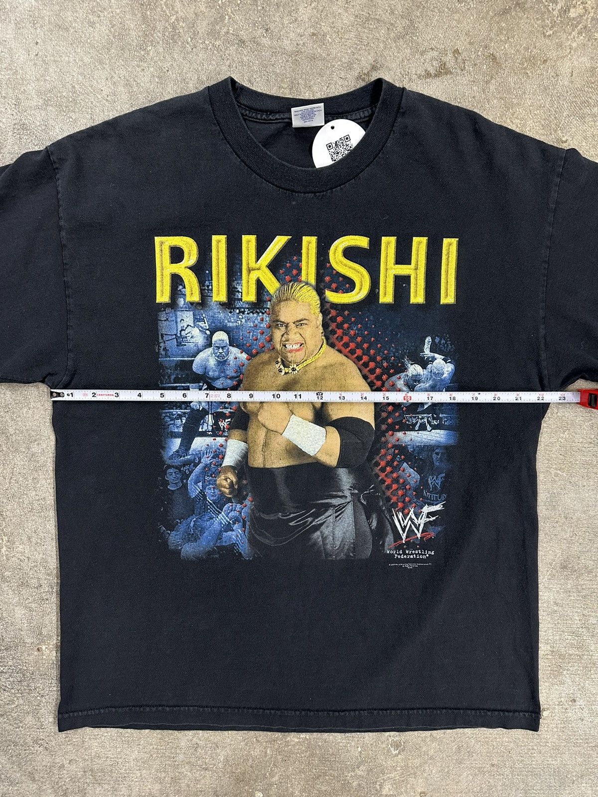 WWF Crazy Y2K WWF Rikishi Put Your Back Into It Wrestling Shirt Size US XL / EU 56 / 4 - 11 Thumbnail