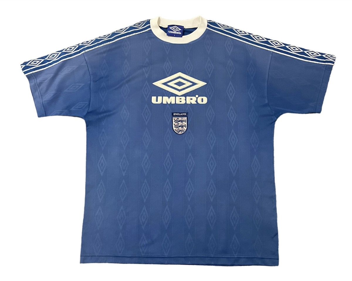 Soccer Jersey × Umbro × Vintage 🔥Steal🔥Vintage Faded 90s Umbro England  Soccer Jersey | Grailed