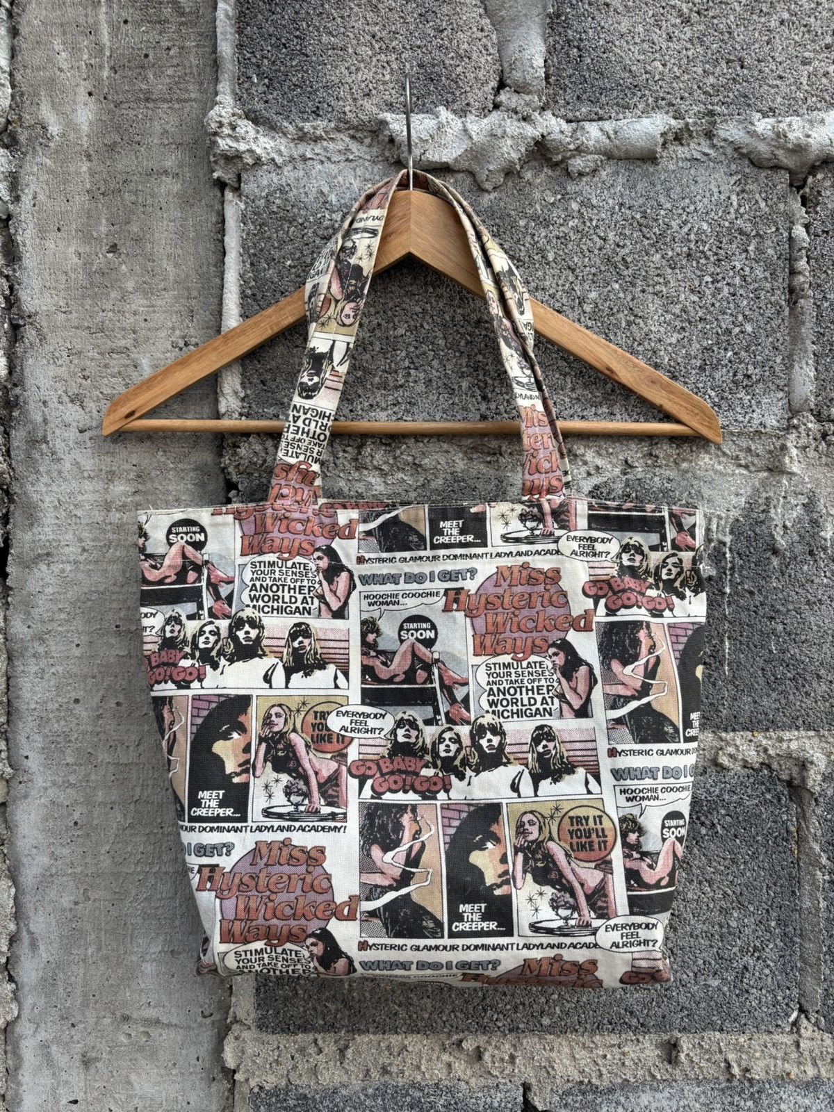 Hysteric Glamour Vintage Hysteric Glamour Bag Y2K Tote Size ONE SIZE - 1 Thumbnail
