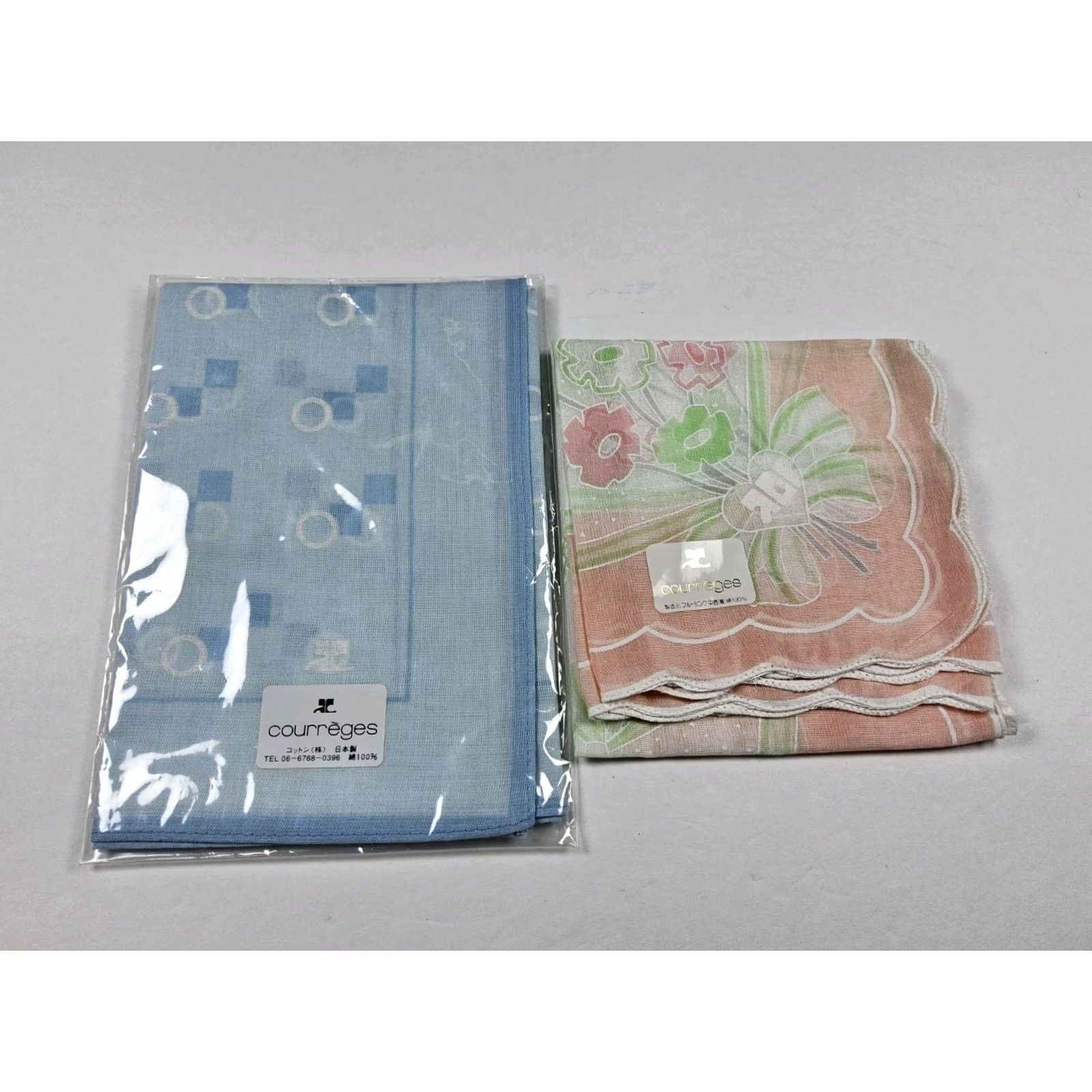 Lancel Courreges Handkerchief Neckerchief Bandana Scarf Cotton Floral Lancel - New with tags Size ONE SIZE - 2 Thumbnail