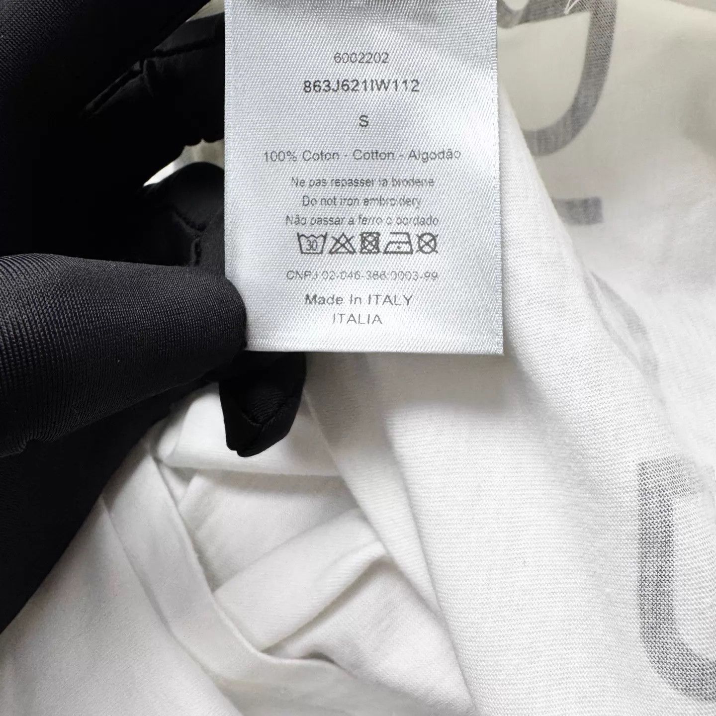 Dior Dior White Embroidered Bee Logo Short Sleeve Tee S Size US S / EU 44-46 / 1 - 6 Thumbnail
