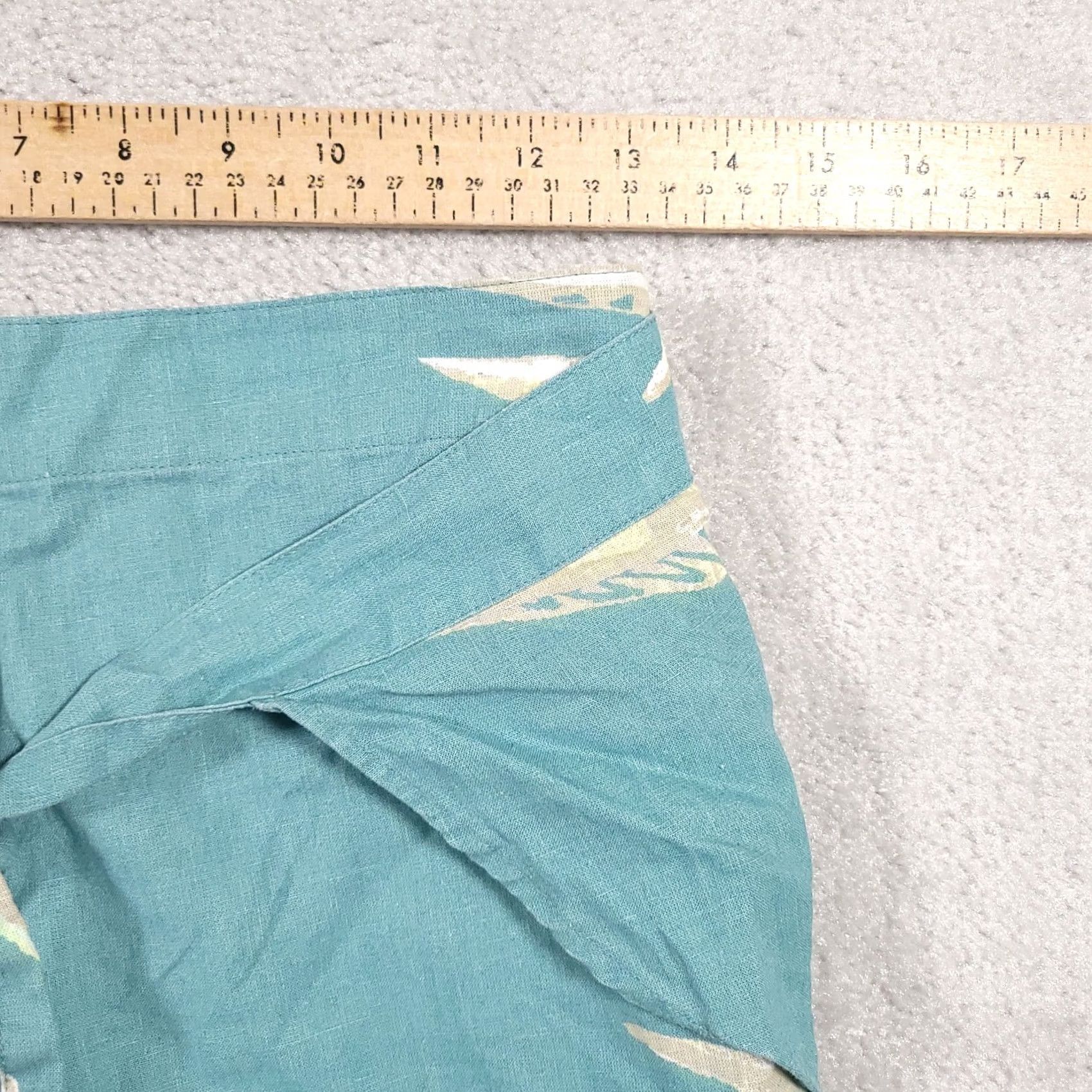 Patagonia Patagonia Shorts Women’s XS Blue Island Hemp Blend Tie Waist Tropical Palm Leaf Aloha Classic Size 26" / US 2 / IT 38 - 6 Thumbnail
