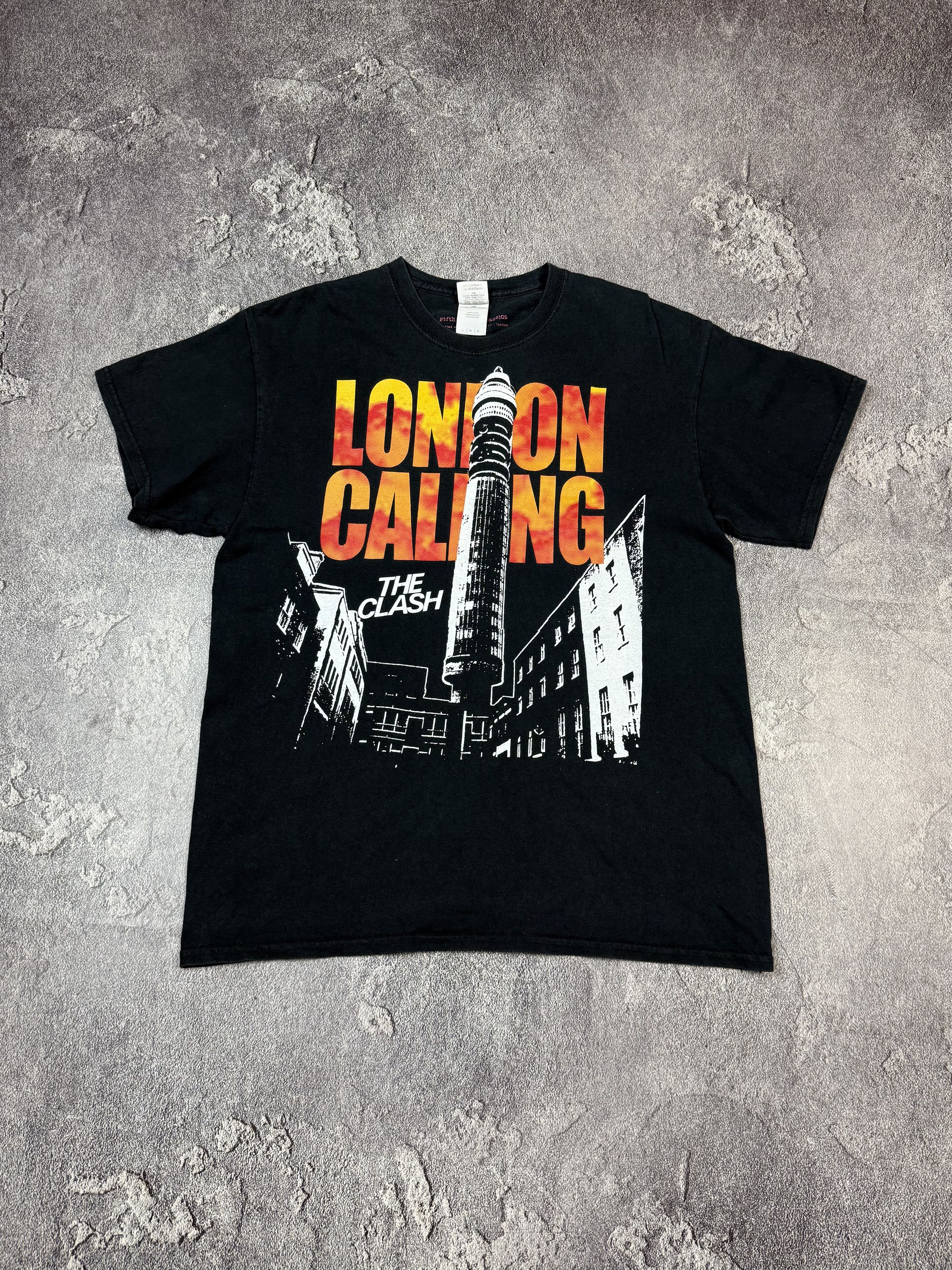 Y2K The Clash London Calling Rock Band Tee