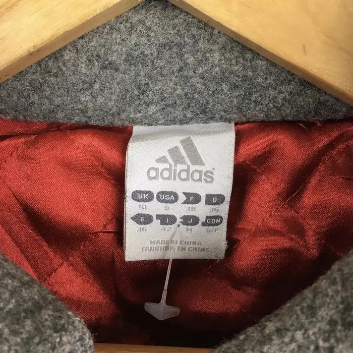 Adidas Vtg ADIDAS 3 Stripes Wool Peacoat Jacket Windbreaker Trench Size M / US 6-8 / IT 42-44 - 5 Thumbnail