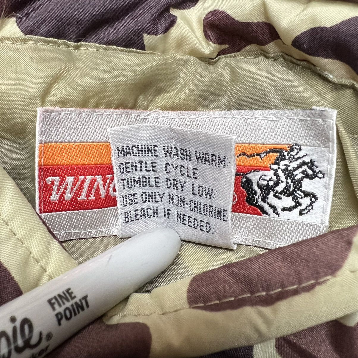 Vintage × Winchester Winchester Vest Duck Camo Reversible Blaze Orange Hunting Size US XL / EU 56 / 4 - 4 Thumbnail