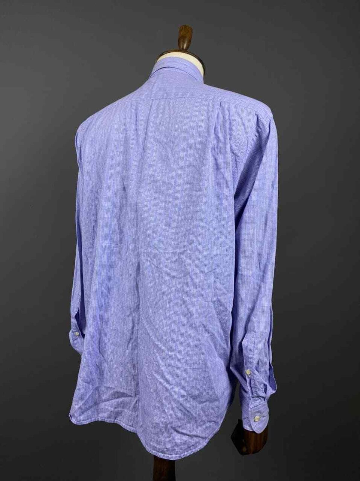 Burberry Burberrys Nova Check Blue Button Up Dress Shirt Size 42 Size US M / EU 48-50 / 2 - 7 Thumbnail