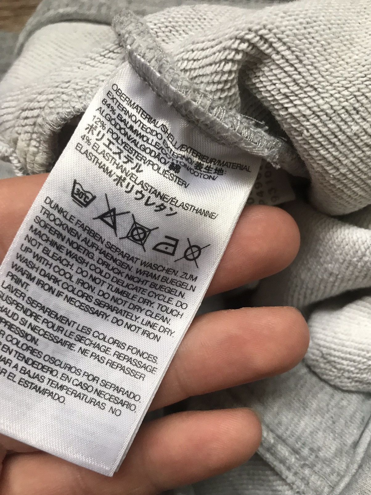 Adidas × Y-3 × Yohji Yamamoto Yohji yamamoto y-3 logo grey straight trousers Size US 39 - 6 Thumbnail