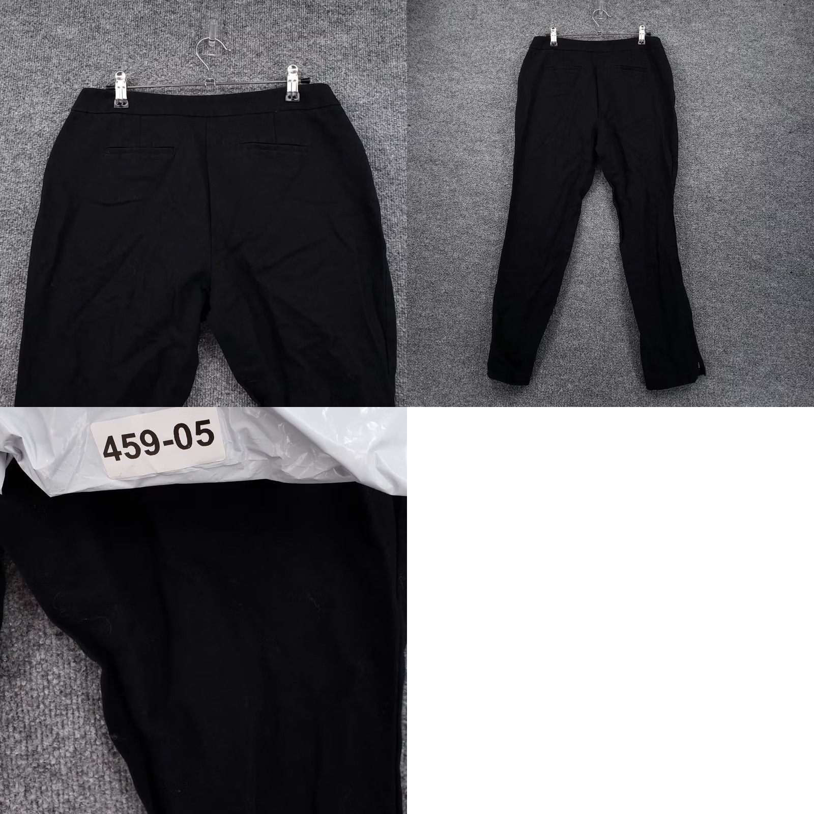 Anne Klein Anne Klein Womens Pants 8 Black Chino Flat Front Mid Rise Casual Ankle Size 30" / US 8 / IT 44 - 9 Thumbnail