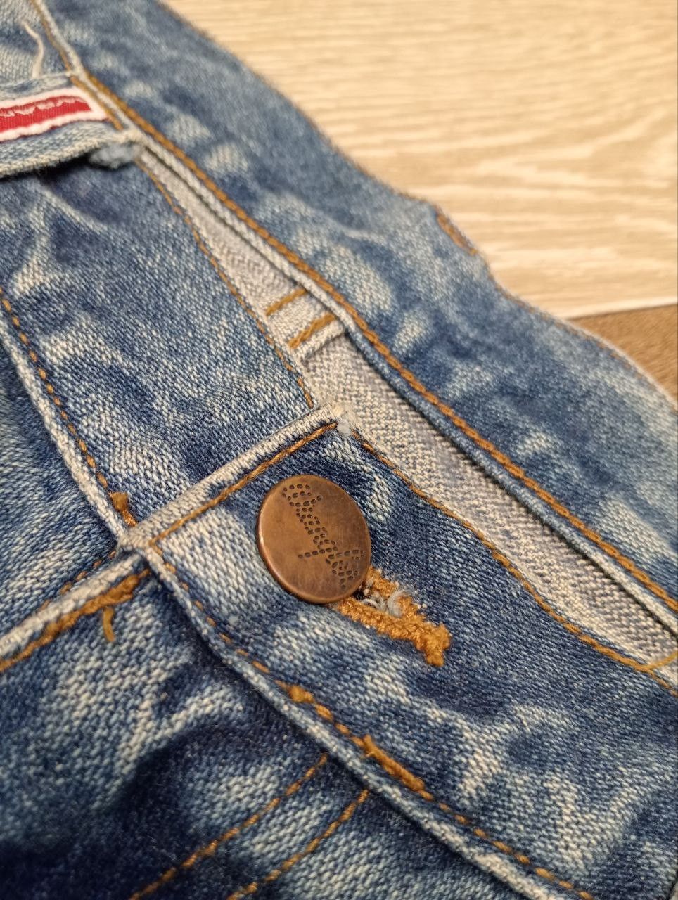 Wrangler WRANGLER BLUE WASHED DENIM PANTS Size US 33 - 6 Thumbnail